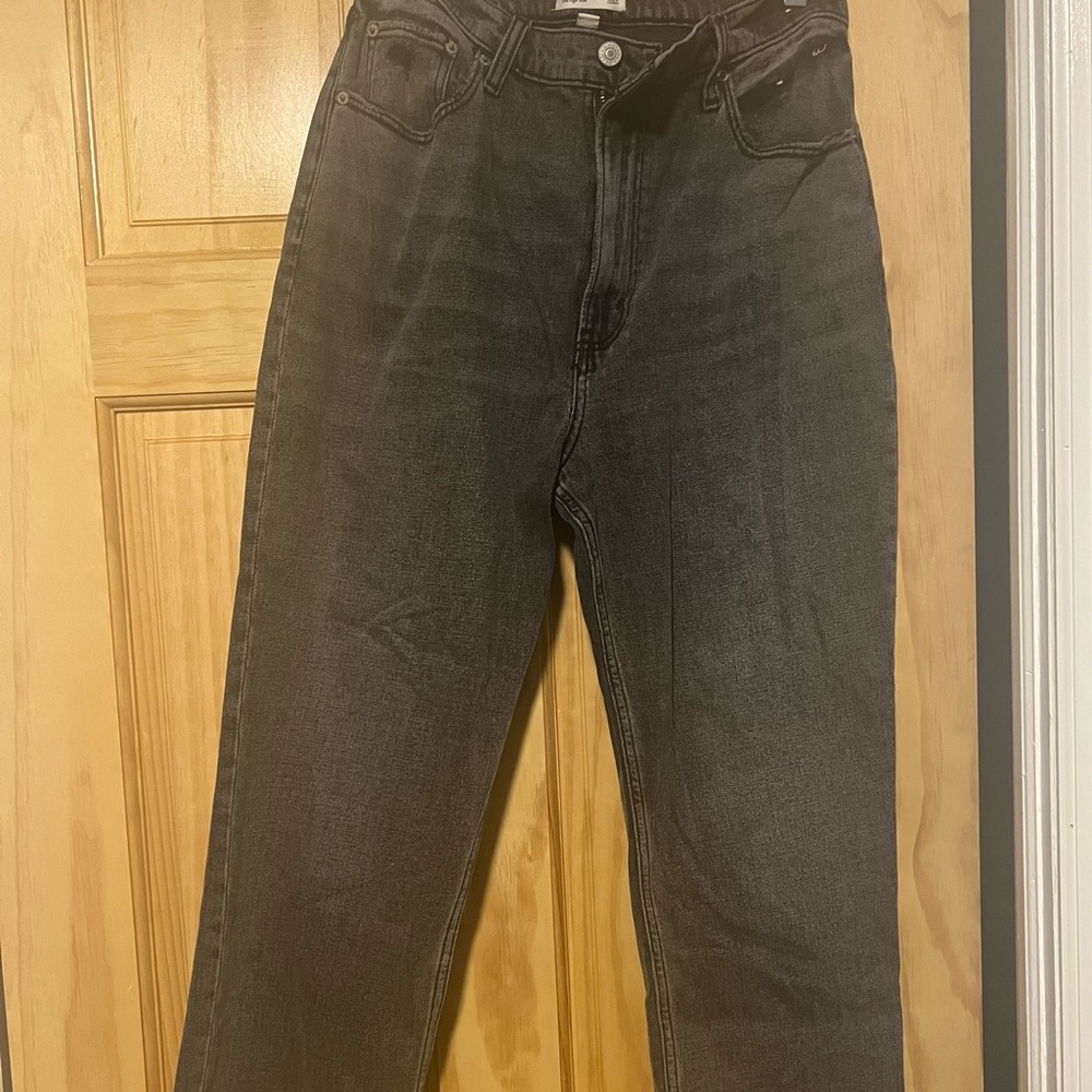 A&F Ankle Straight Ultra High Rise Jeans NWT